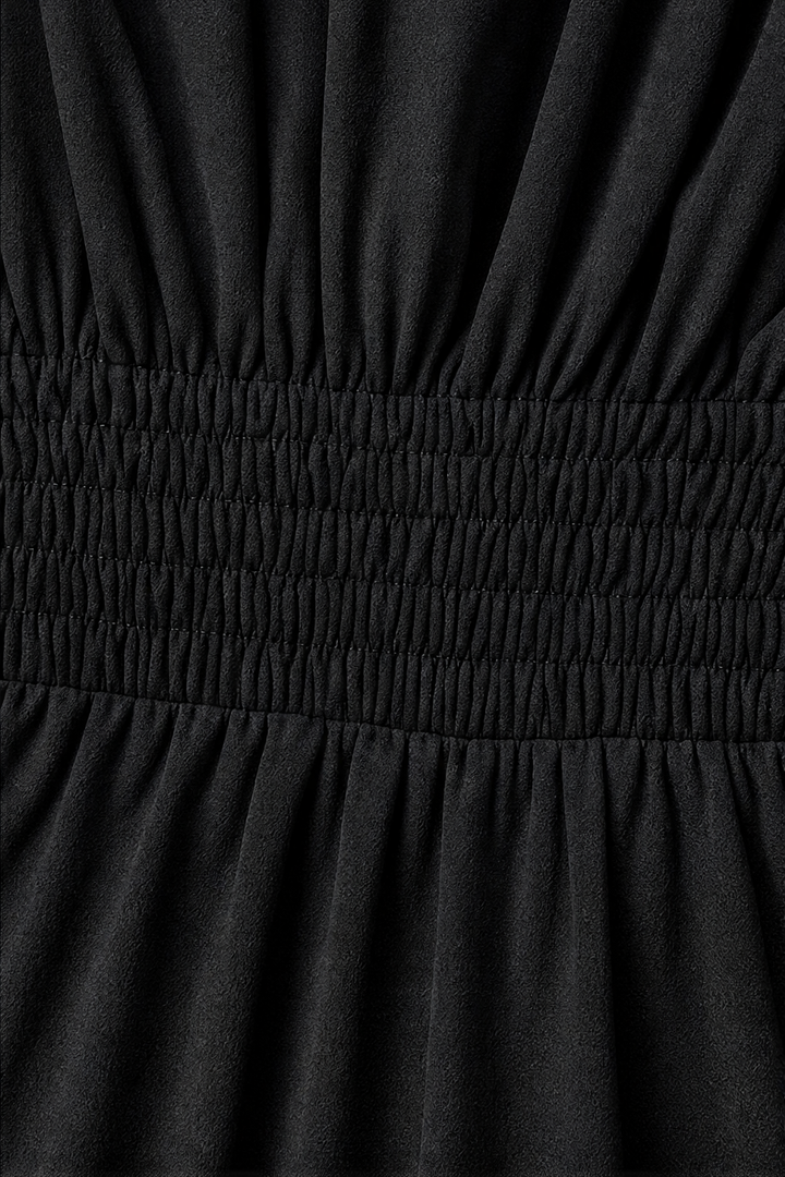 Wearbella – Sukienka maxi z koronkowymi rękawami w kształcie litery A