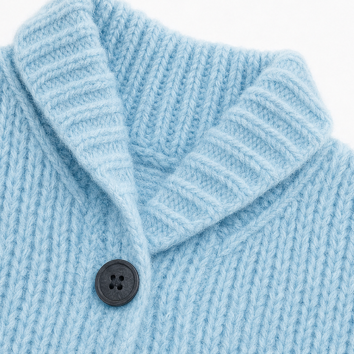 Wrapavia – Gruby Sweter Kardigan z Guzikami