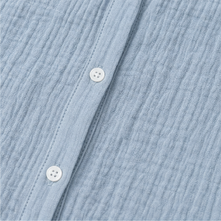 Wearbella – Bluzka z guzikami z materiału crinkle-crepe