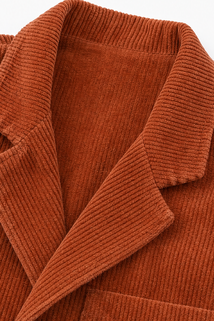 Wearbella – Kurtka o strukturalnych ramionach w stylu cienkiego sztruksu
