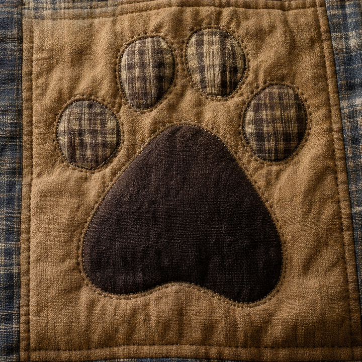 Pawhaven – Drukowany Koc Fleece w Wzór Łap