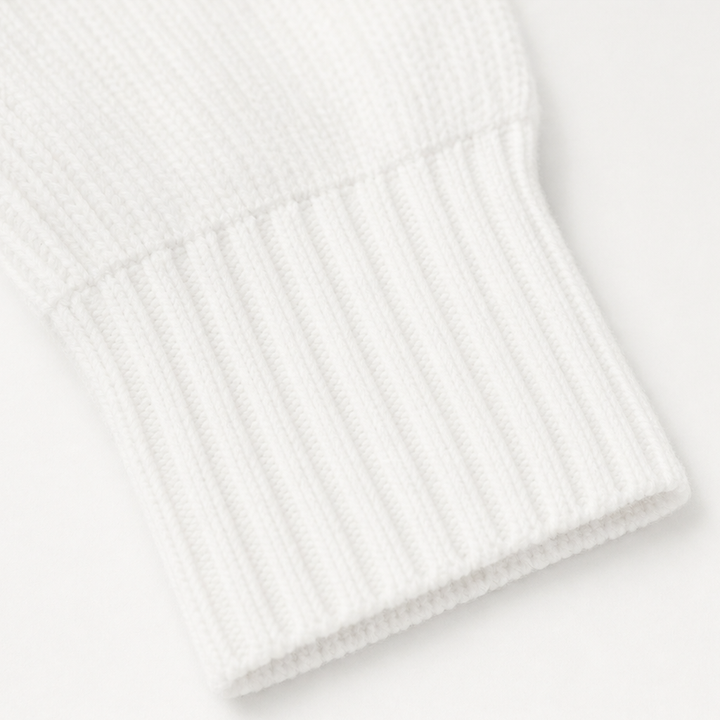 Buttonelle – Sweter Henley z guzikiem