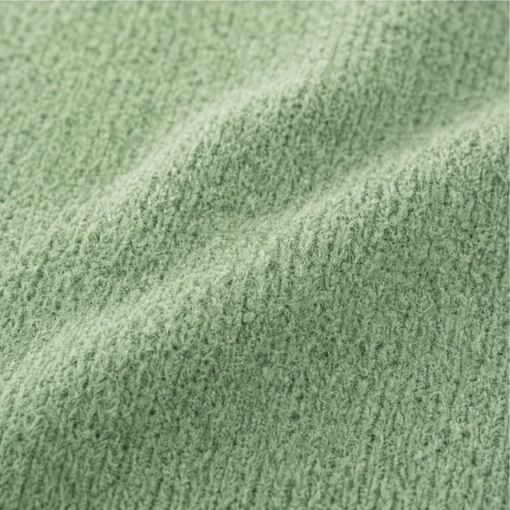 Wavelyn – Kardigan z falistym zapięciem i rękawami lampionowymi