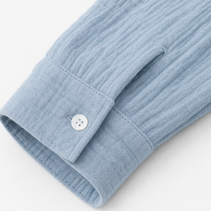 Wearbella – Bluzka z guzikami z materiału crinkle-crepe