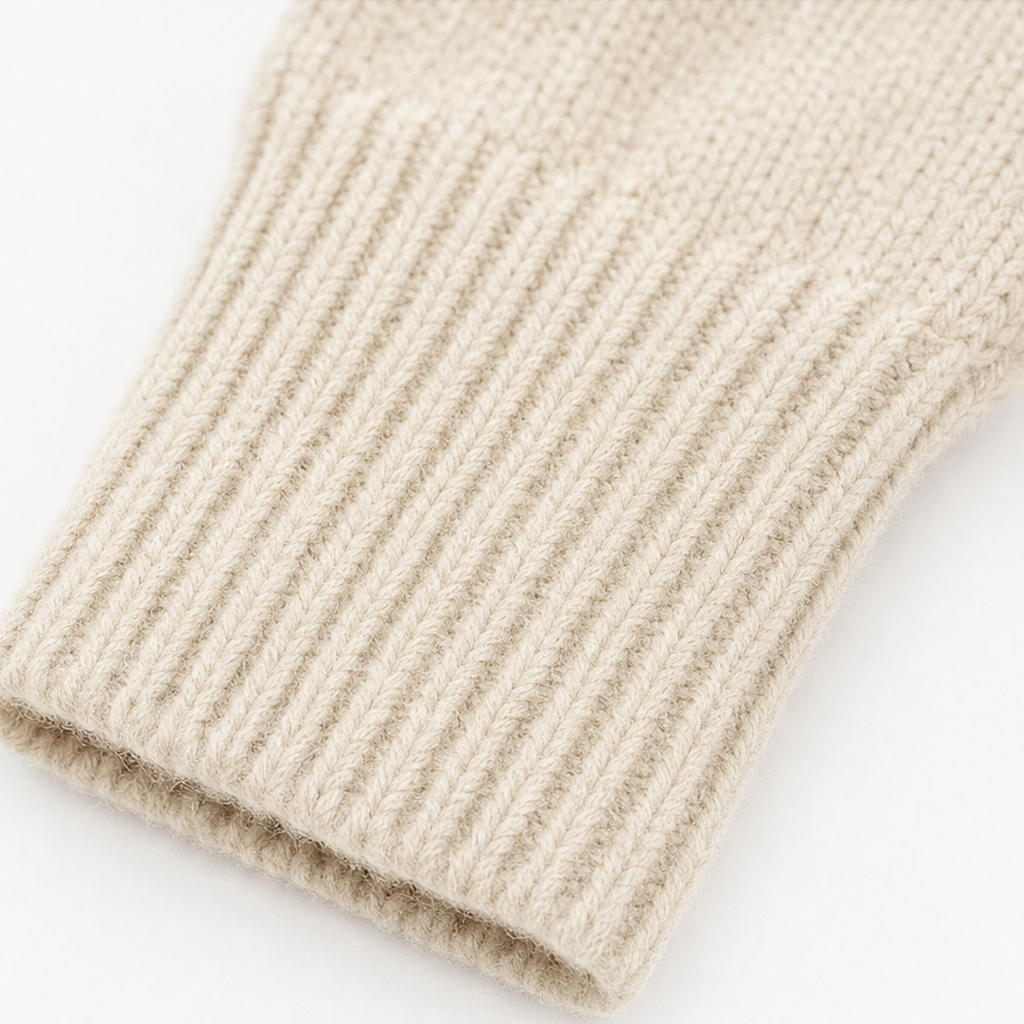 Braidenne – Sweter z plecionego sznura z guzikiem z przodu