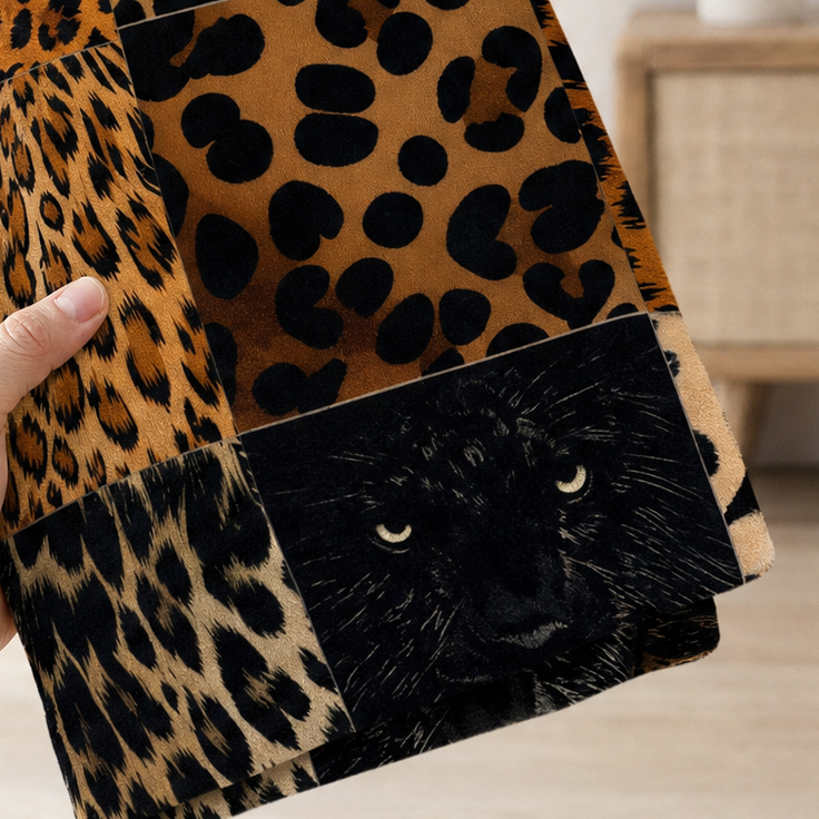 Purrfecto – Koc w Leopardzie z Poliestru