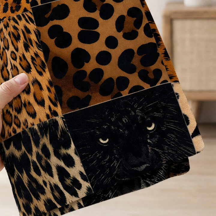 Purrfecto – Koc w Leopardzie z Poliestru
