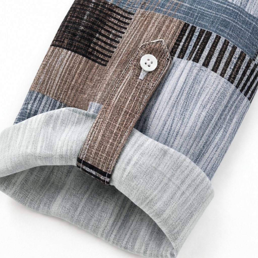 Plaidwell – Kolorowa koszula w kratę z patchworku
