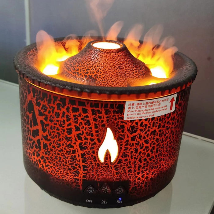 Luminari Dyfuzor zapachowy wulkan z efektem płomienia