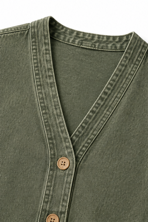 Corriveau – Kurtka w stylu prania denimu
