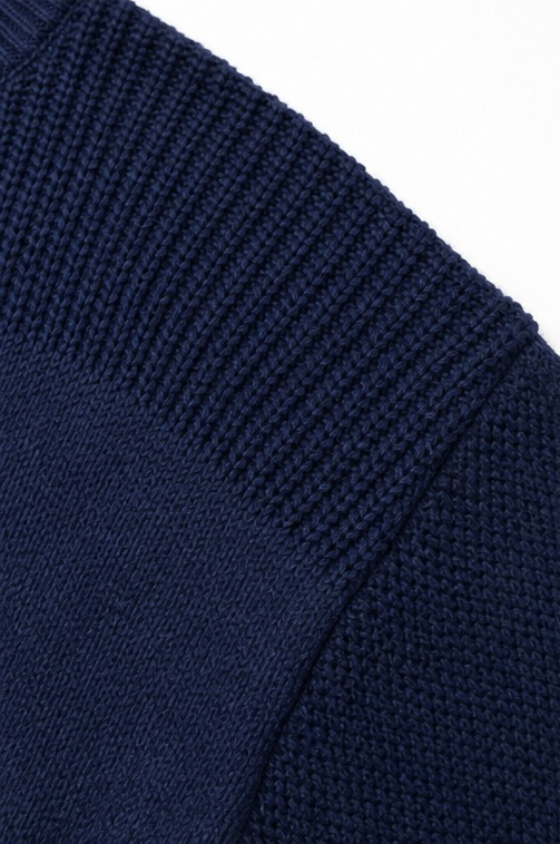 Cozelin – Sweter z prążkowanego dzianiny z opadającymi ramionami w rozmiarze oversize