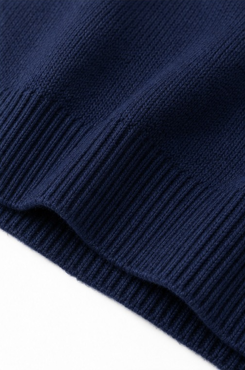 Cozelin – Sweter z prążkowanego dzianiny z opadającymi ramionami w rozmiarze oversize