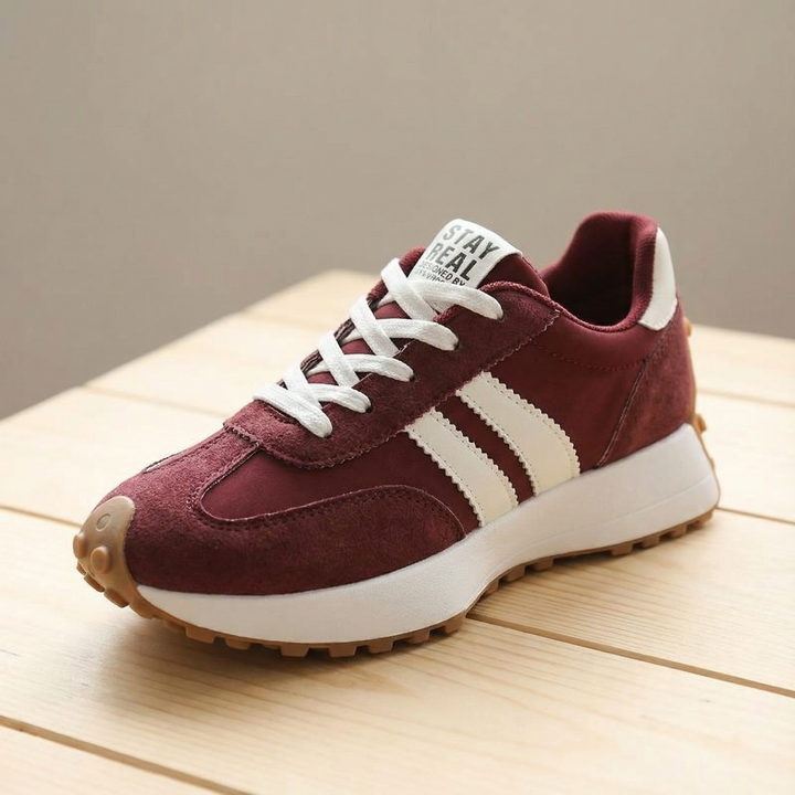Velora - Retro zamszowe sneakersy dla całodziennych komfortu