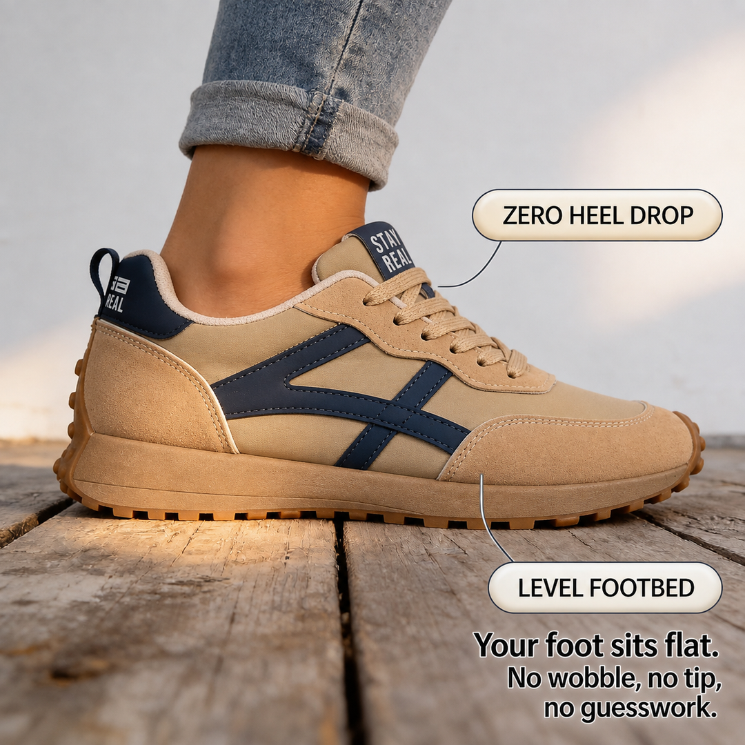 Solenne – Płaskie, Nieslizgające Sneakersy Chunky