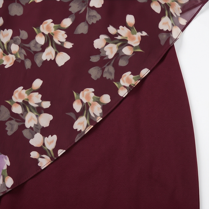 Florevia – Elegancka sukienka z narzutą dla kobiet
