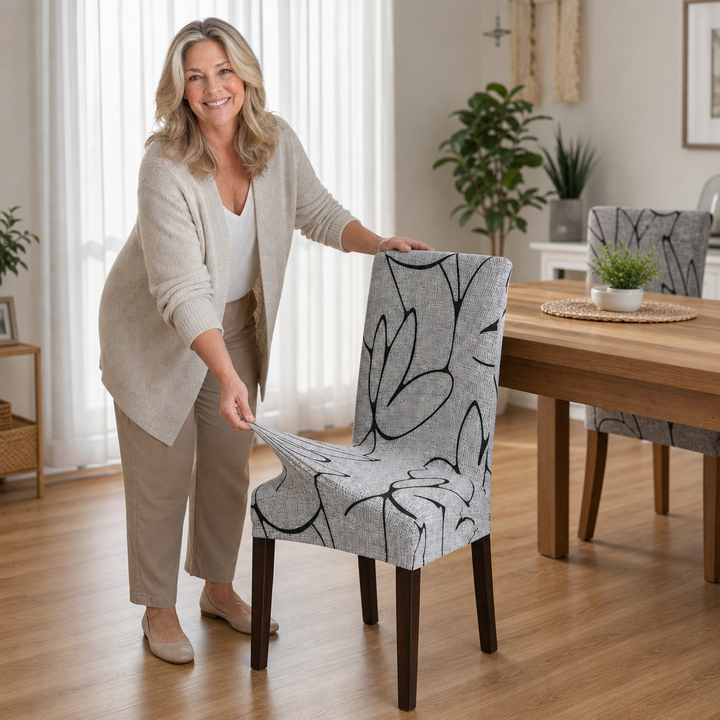 Snugchair – Elastyczny pokrowiec na krzesło jadalniane