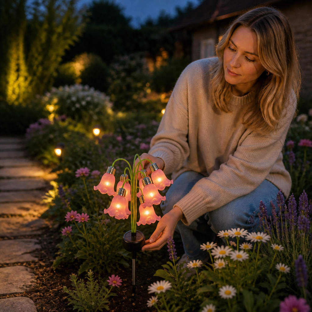 Bloomvale – Słoneczne Tulipany do Oświetlenia Ścieżek w Ogrodzie