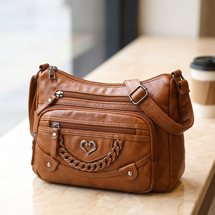 Veluna – Torba crossbody z wieloma kieszeniami do codziennego użytku