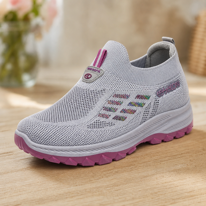 Flexwell – Elastyczne Sneakersy Slip-On w Szerokim Rozmiarze