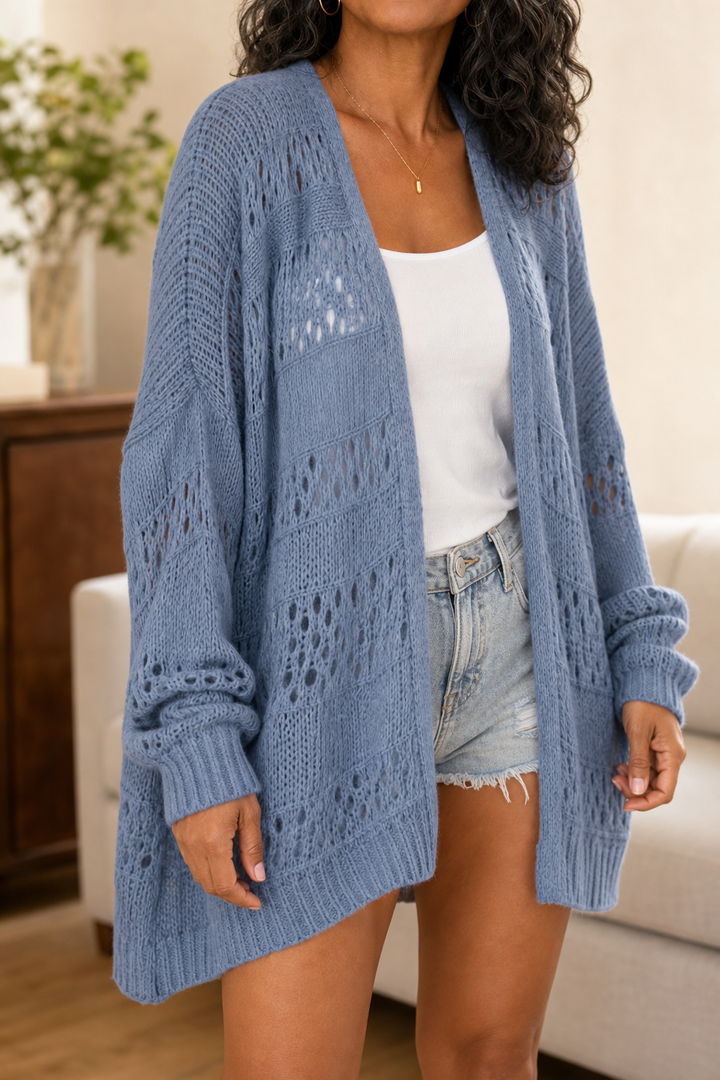 Slouchbelle – Kardigan z otwartym przodem i rękawami w stylu batwing