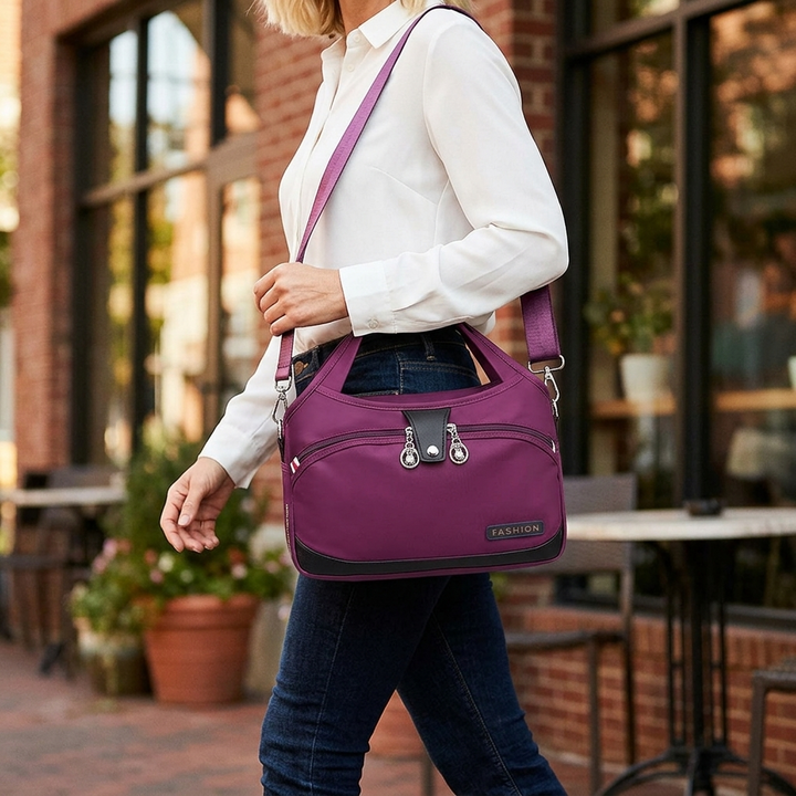 Vossa – Wodoodporna torba crossbody z 10 kieszeniami