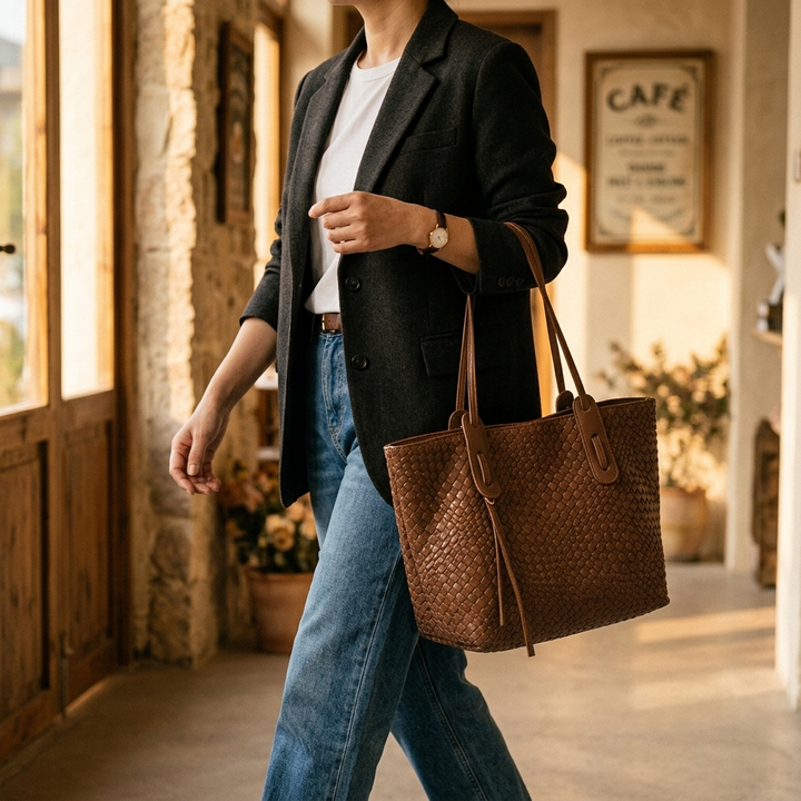 Tessara – Miękka Woven Torba na Co Dzień