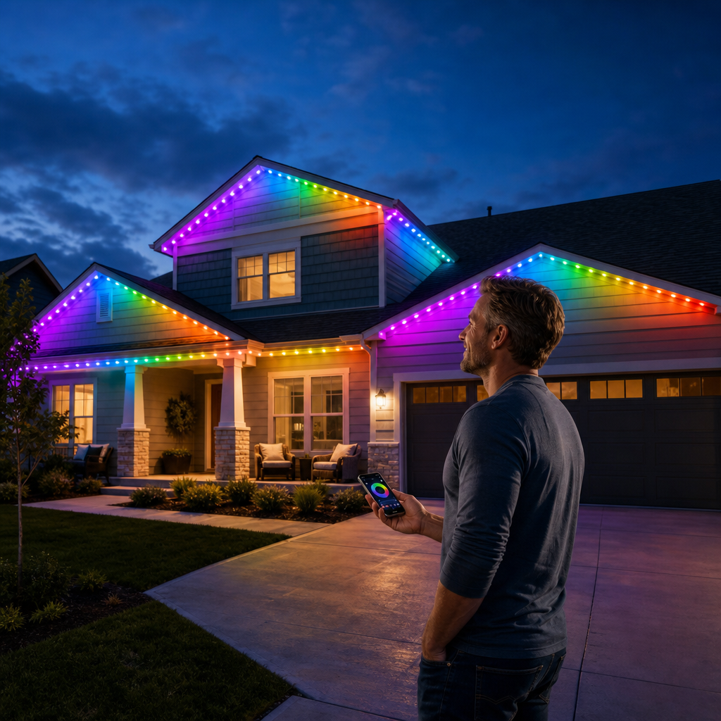 LumaLoom – Aplikacja Sterująca RGB Zewnętrzne Lampki Świąteczne