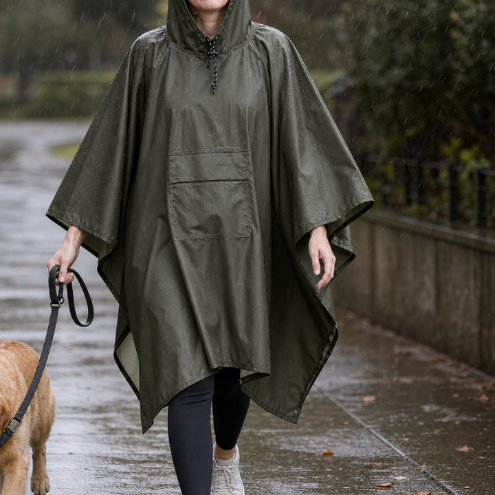 Zipdri – Pakowny Poncho Przeciwdeszczowe z Kapturem