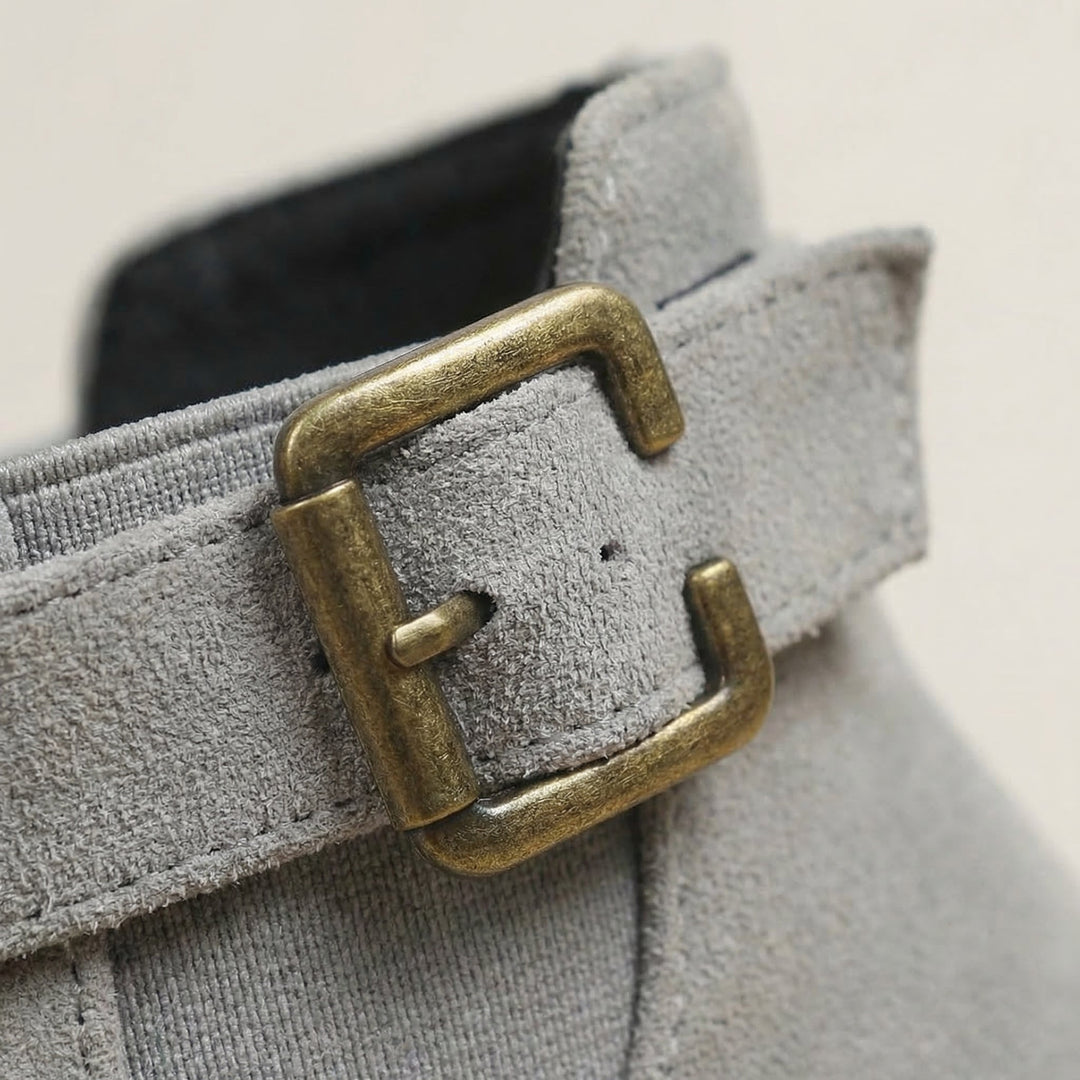 Solace – Niskie botki na obcasie typu slip-on dla kobiet