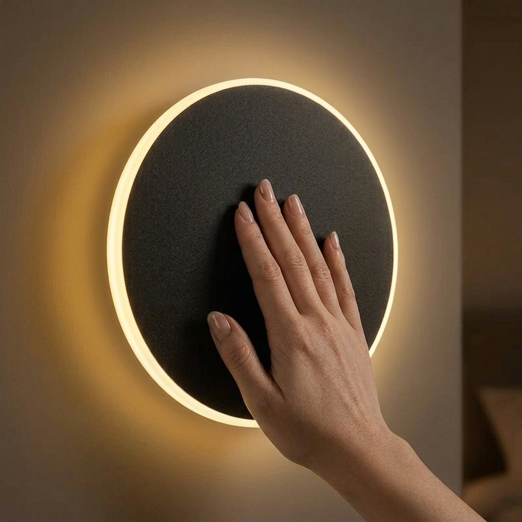 Lunaro – Lampa ścienna LED z podświetleniem Eclipse
