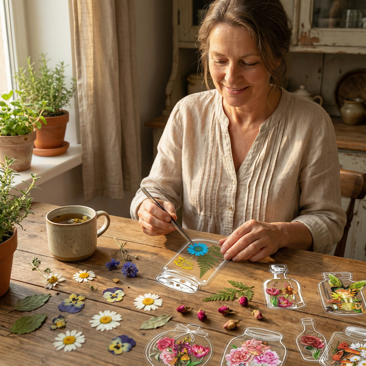 Blossomtabs – Zestaw do tworzenia zakładek z kwiatami dla miłośników książek