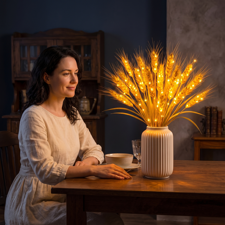 Lumenwheat – Świecący Środek Stołowy z Pszenicy