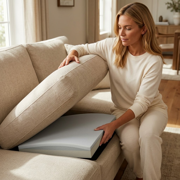 Poduszka wspierająca z pianki Memory Foam FoamLift do opadających kanap