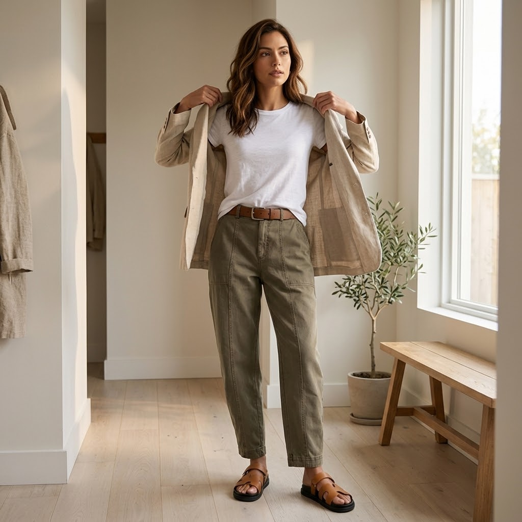 Marsona – Dopasowane Spodnie Użytkowe do Pracy i na Weekend