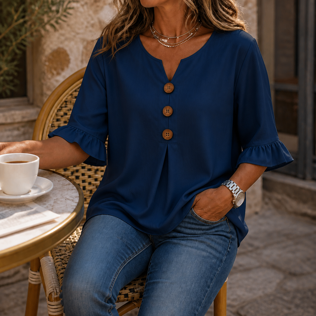 Wearbella – Tunika z dekoltem w serek, która zakrywa brzuch i ramiona