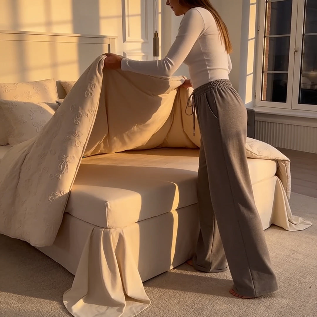 Tuftly – Zestaw poszewek na kołdrę z fakturą tufted
