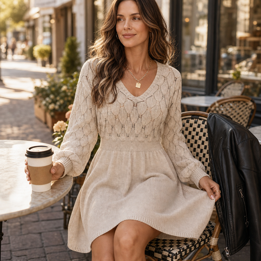 Wearlyn – Sukienka Sweter A-Linia