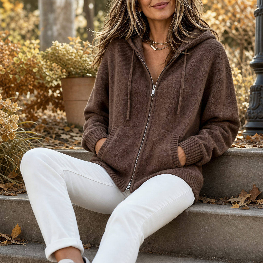 Wearbella – Oversize sweter z kapturem