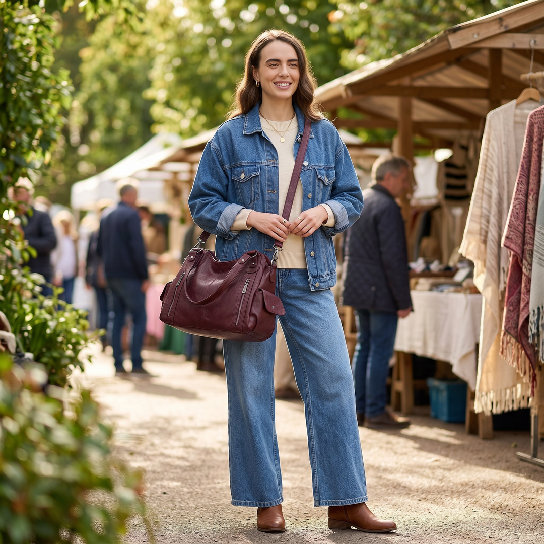 Launa – Miękka torba hobo na ramię