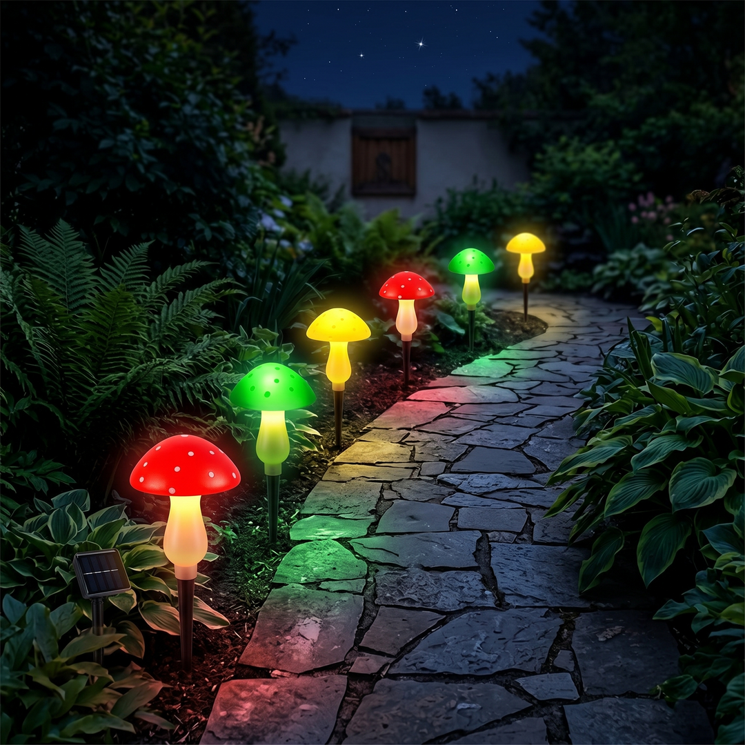 Glowvara – Solarne Grzyby Oświetleniowe do Ścieżek w Ogrodzie