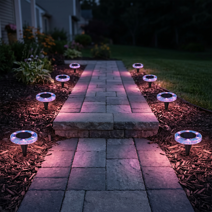 Glowmara – Dekoracyjne Mozaikowe Słoneczne Lampy Ogrodowe