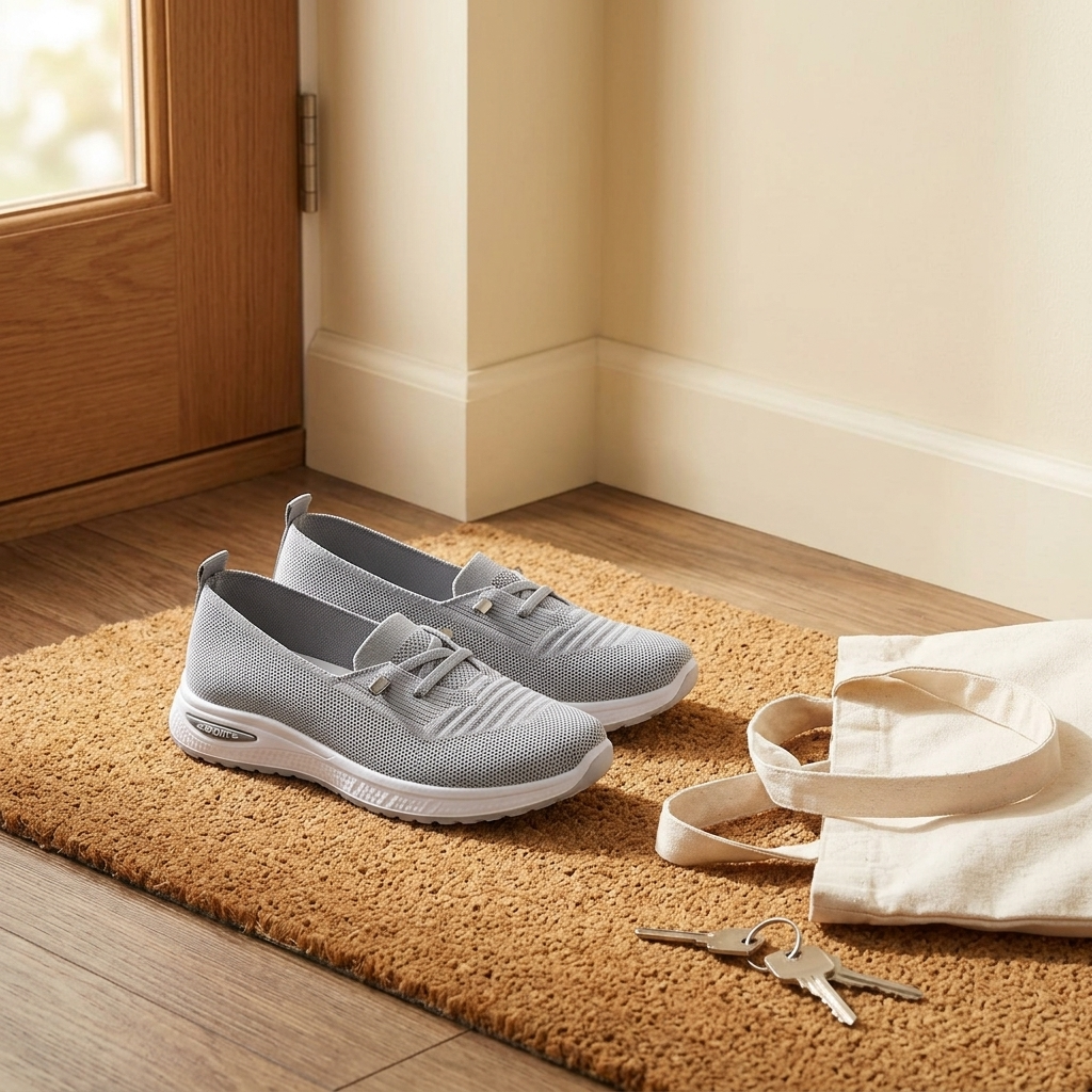 Strideflow – Lekkie Siatkowe Sneakersy Slip-On