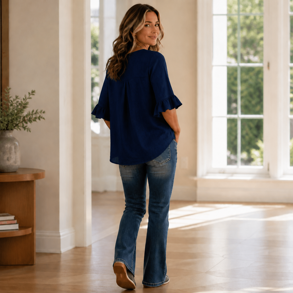 Wearbella – Tunika z dekoltem w serek, która zakrywa brzuch i ramiona