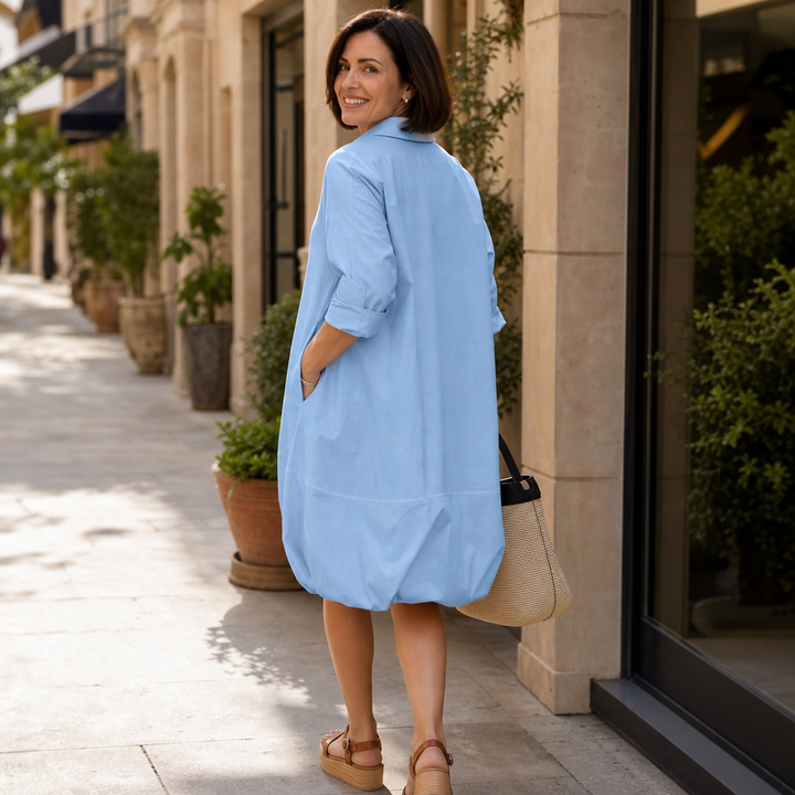 Wearbella – Sukienka koszulowa z guzikami z przodu