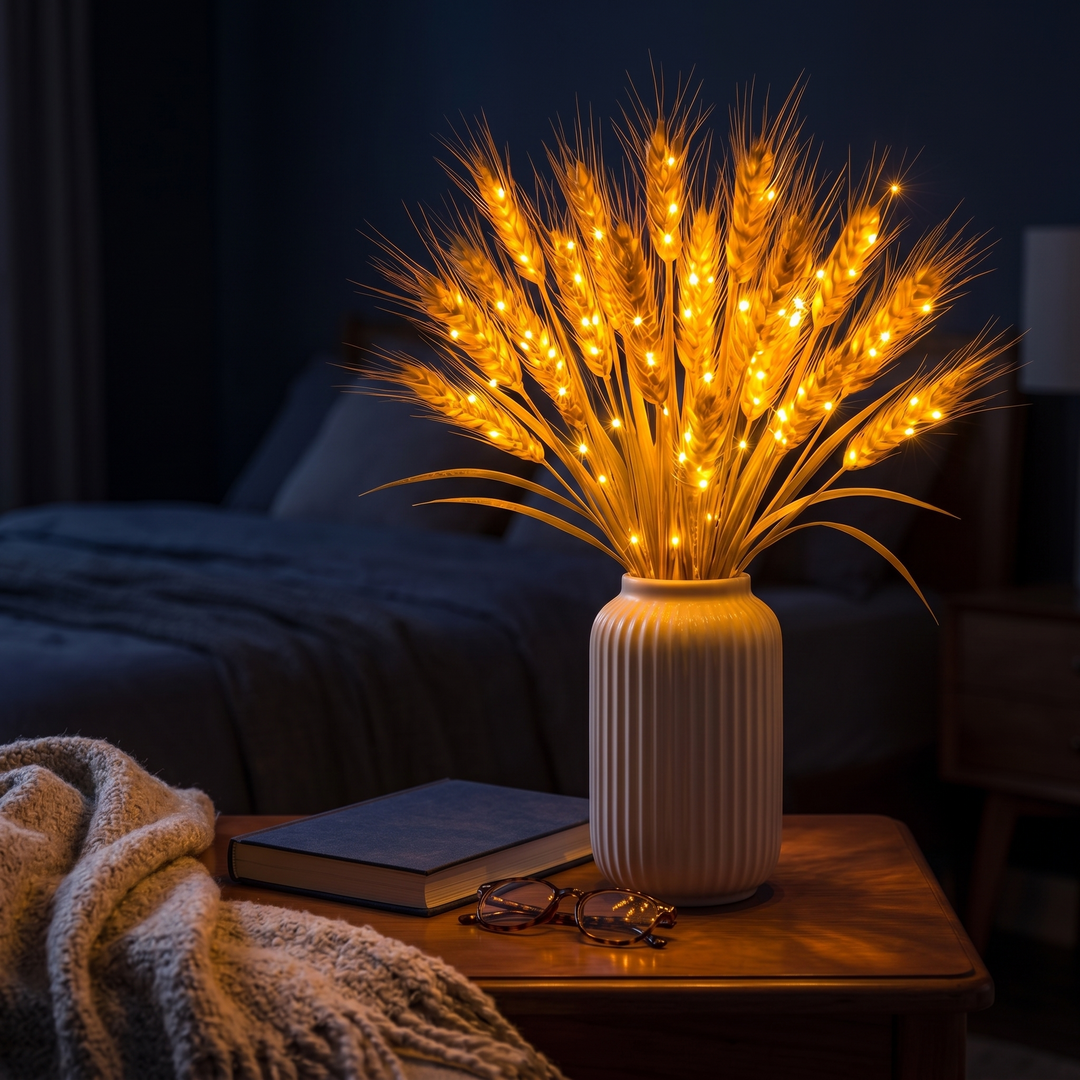 Lumenwheat – Świecący Środek Stołowy z Pszenicy
