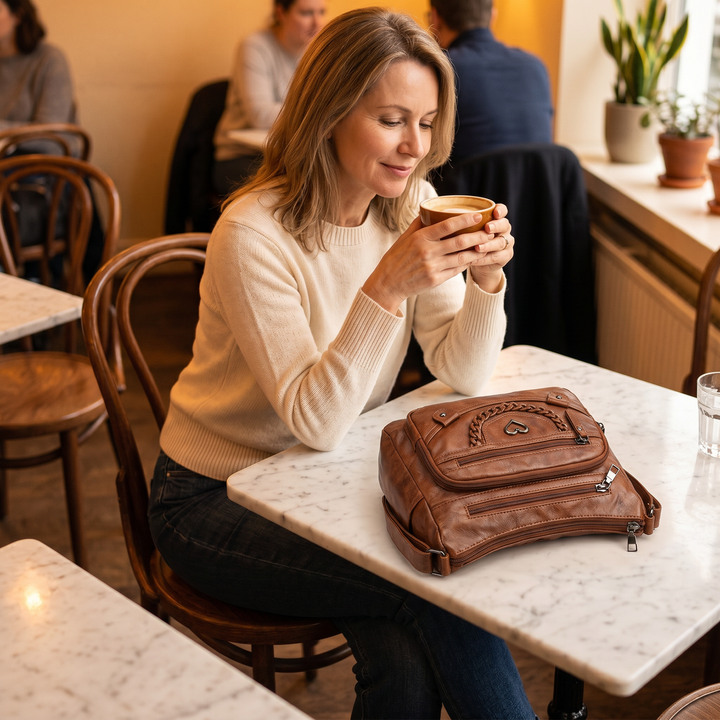 Veluna – Torba crossbody z wieloma kieszeniami do codziennego użytku