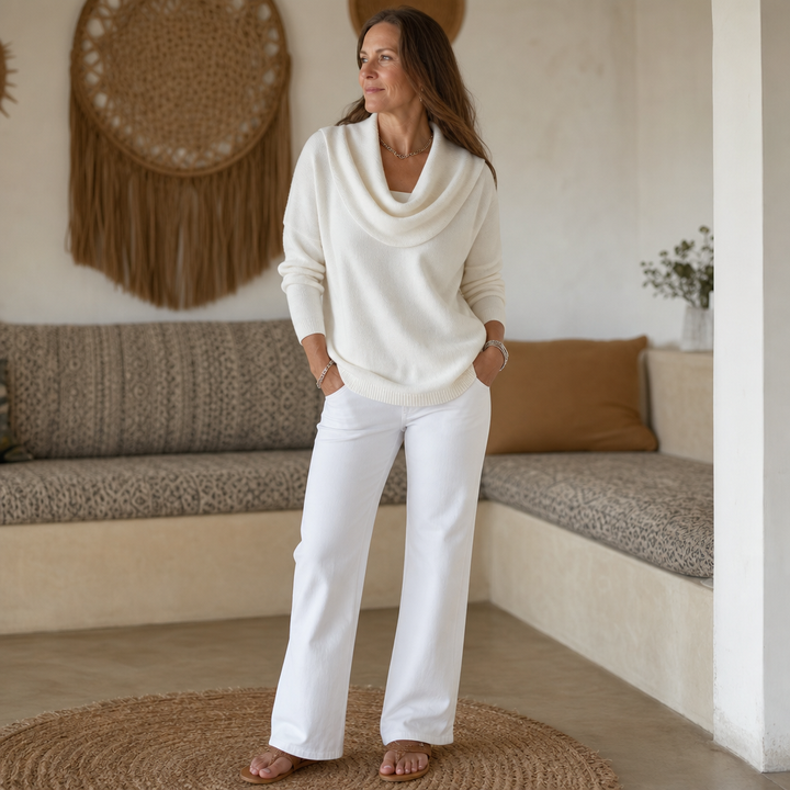 Draveline – Sweter z dekoltem typu cowl