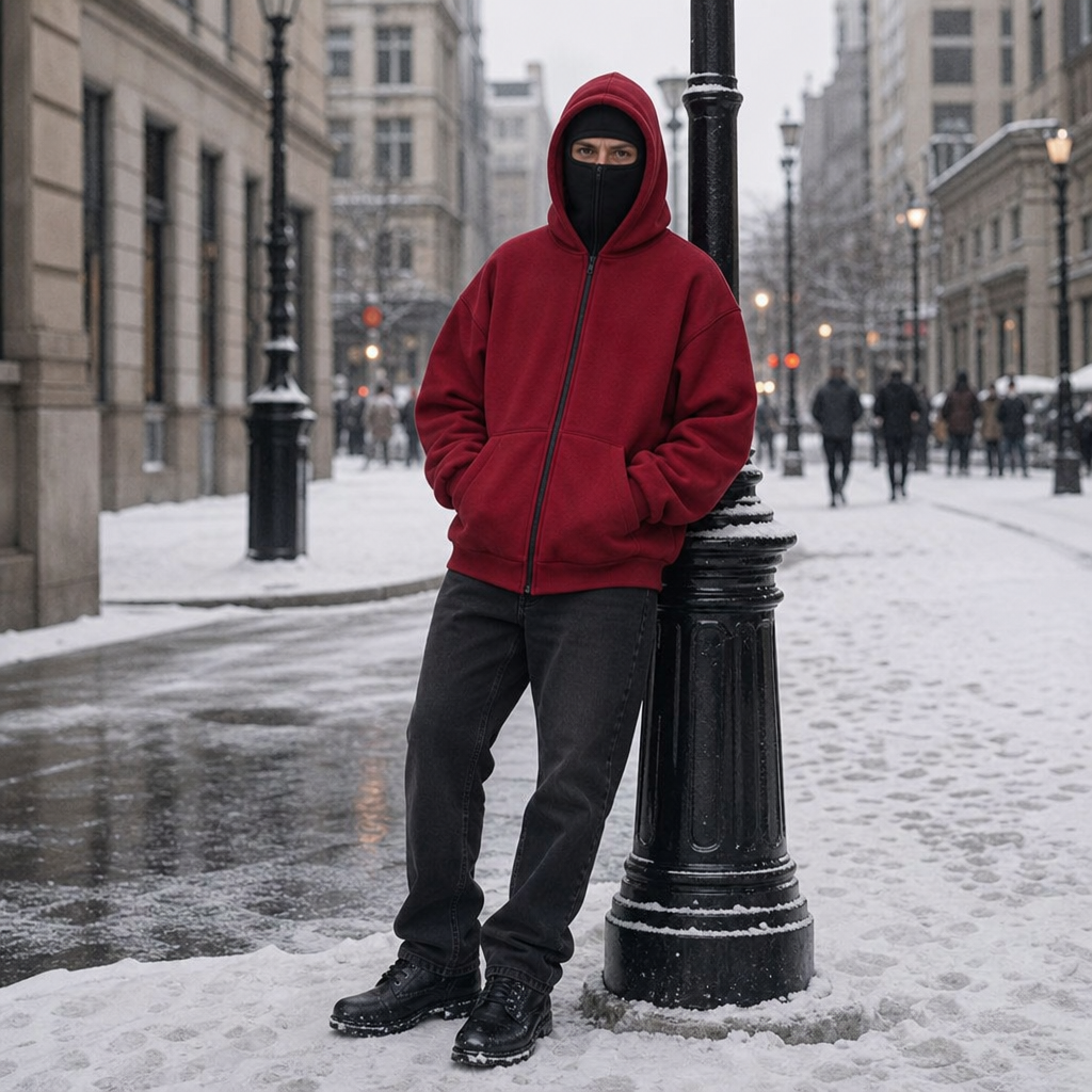 Balacloak – Kurtka z kapturem typu balaclava na zamek