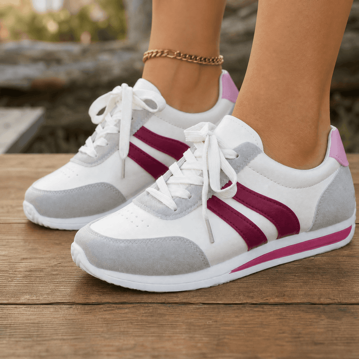 LunaWalk – Lekkie sneakersy w retro paski