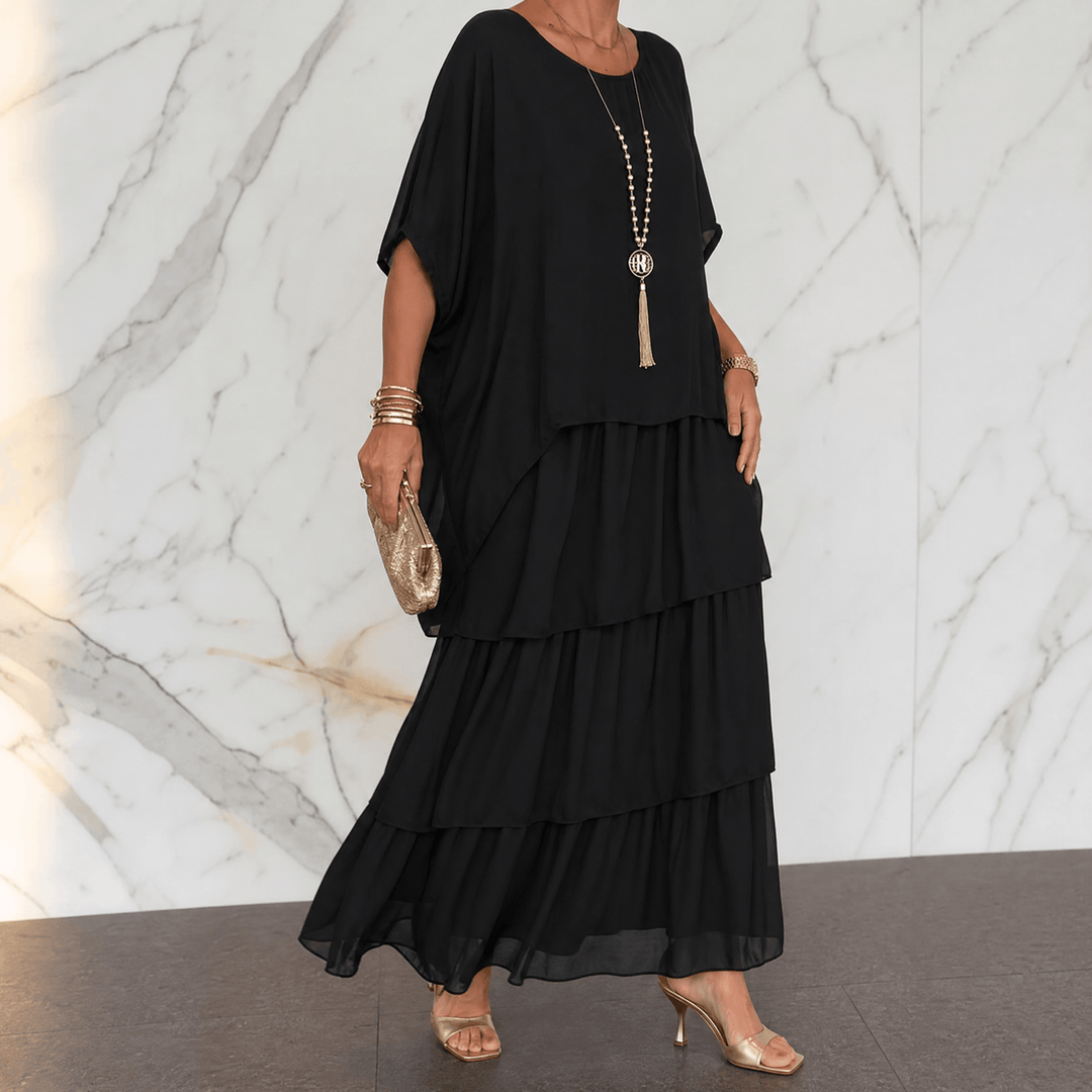 Marella – Elegancka Sukienka Warstwowa dla Kobiet na Wydarzenia